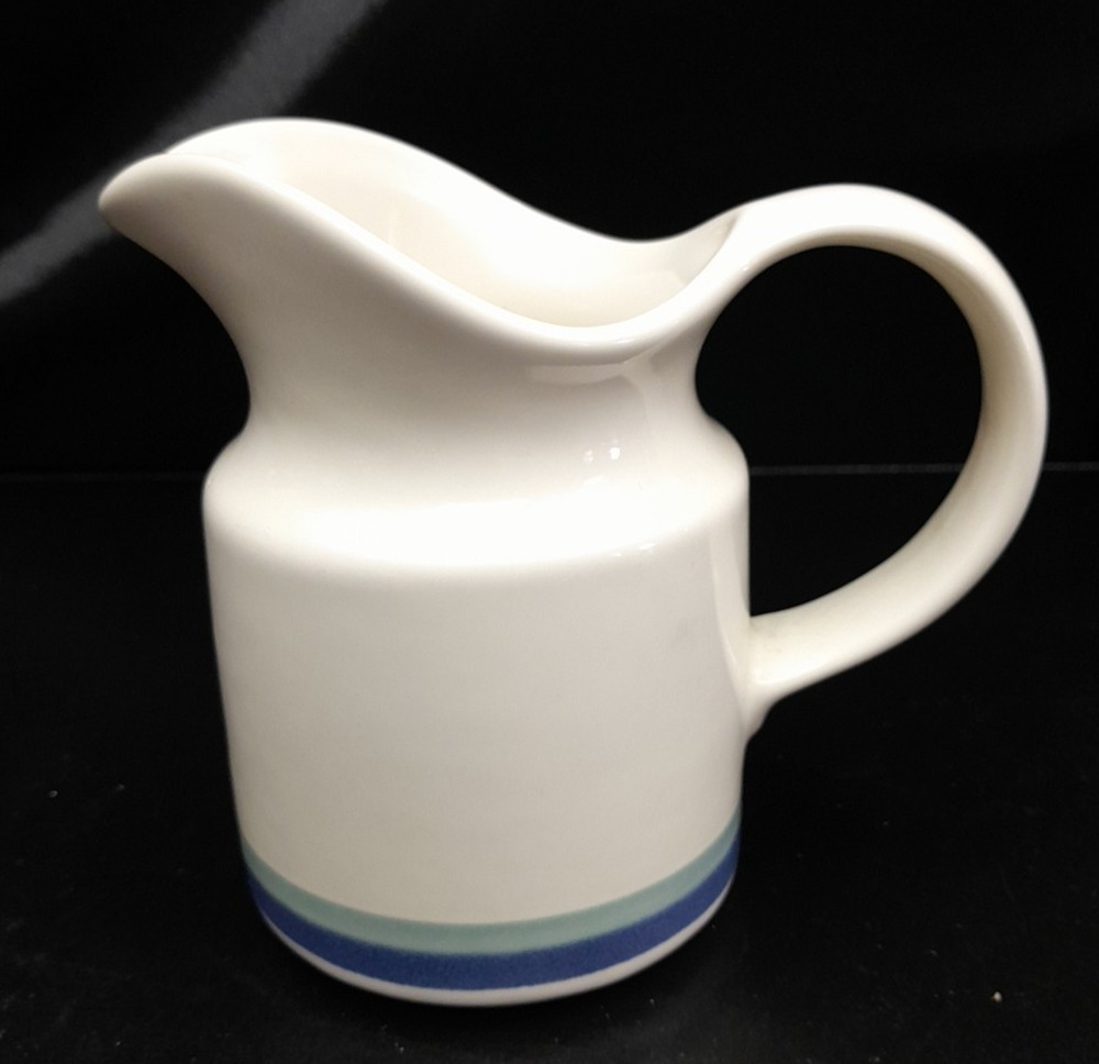 Pfaltzgraff "NORTHWINDS" Creamer Blue And Green Stripe